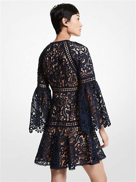 Paisley Lace Bell Sleeve Dress 